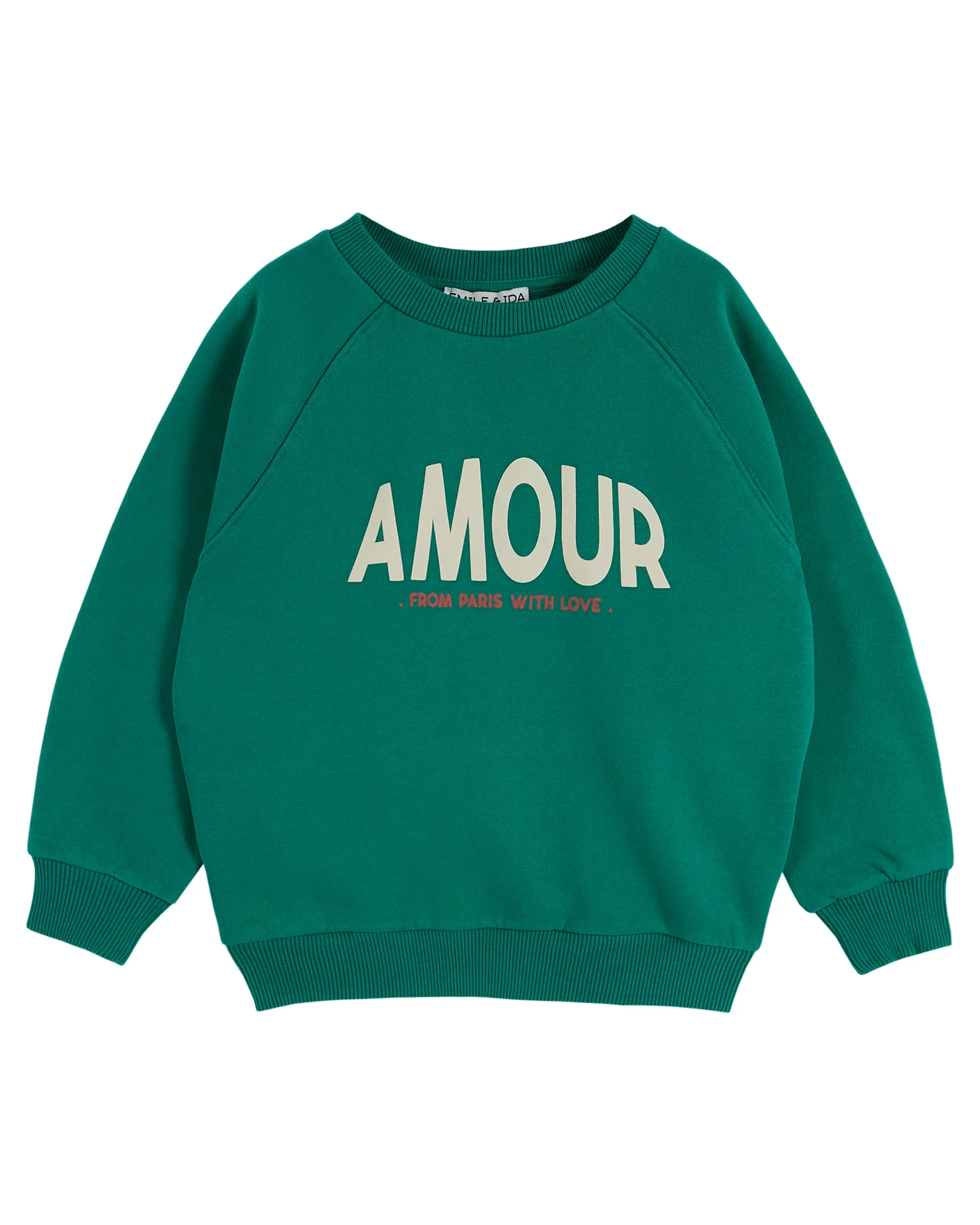 Amour Sweat Organic Cotton Girl Bean