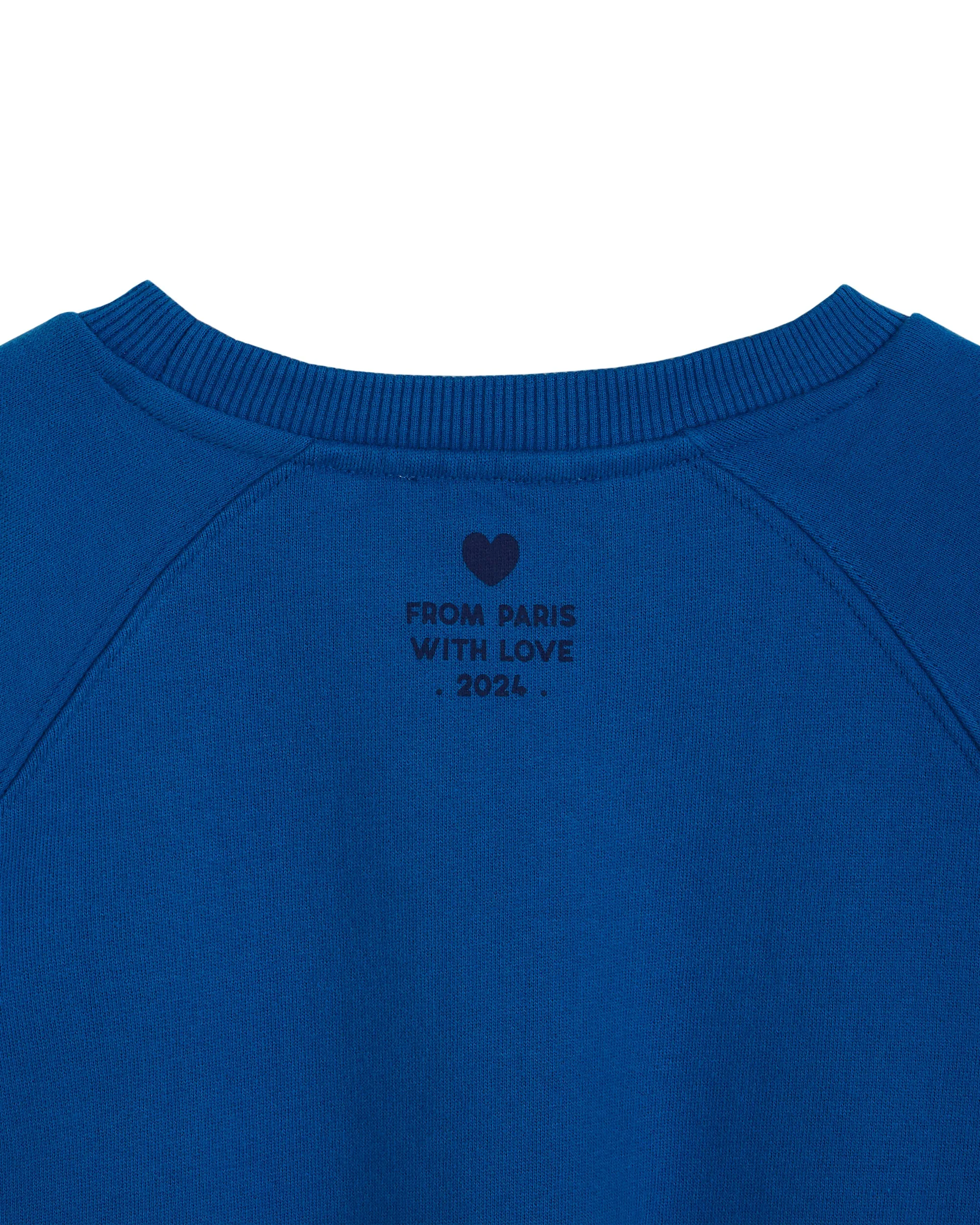 Amour Sweat Organic Cotton Girl Sapphire
