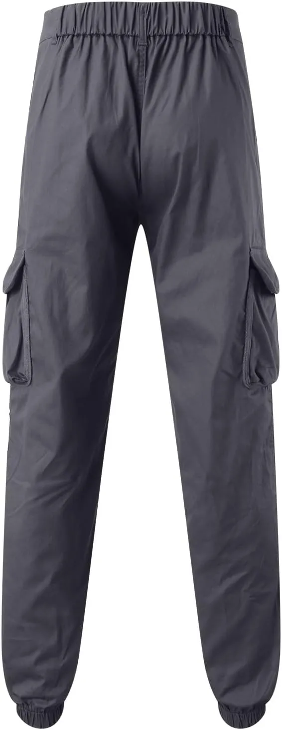Cargo Pants for Men Casual Outdoor Hiking Pants Slim-Fit Heavy Duty Stretch Mens Work Pants