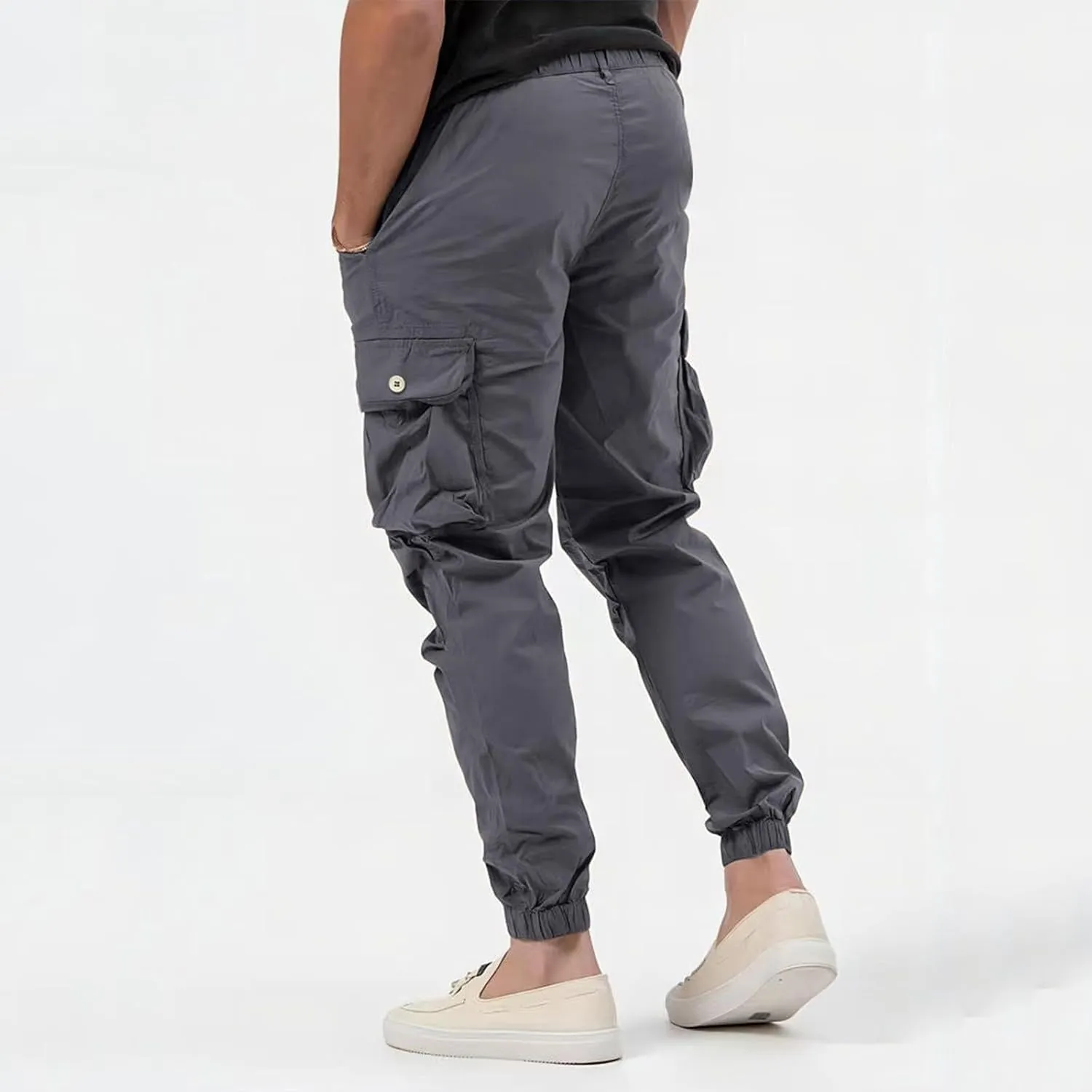 Cargo Pants for Men Casual Outdoor Hiking Pants Slim-Fit Heavy Duty Stretch Mens Work Pants