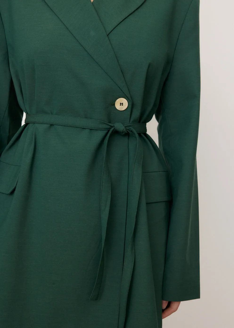 Drapey Melange Blazer