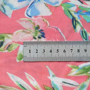 Factory Direct Sale Rayon Red and Blue-قماش الحرير القطني