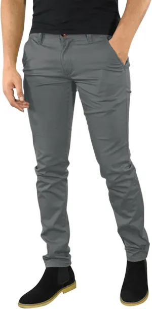 GIERIDUC Men's Linen Cotton Pants Men's Elasticated Waist Smart Trousers Mens Stretch Waist Trousers Mens Dark Green Trousers