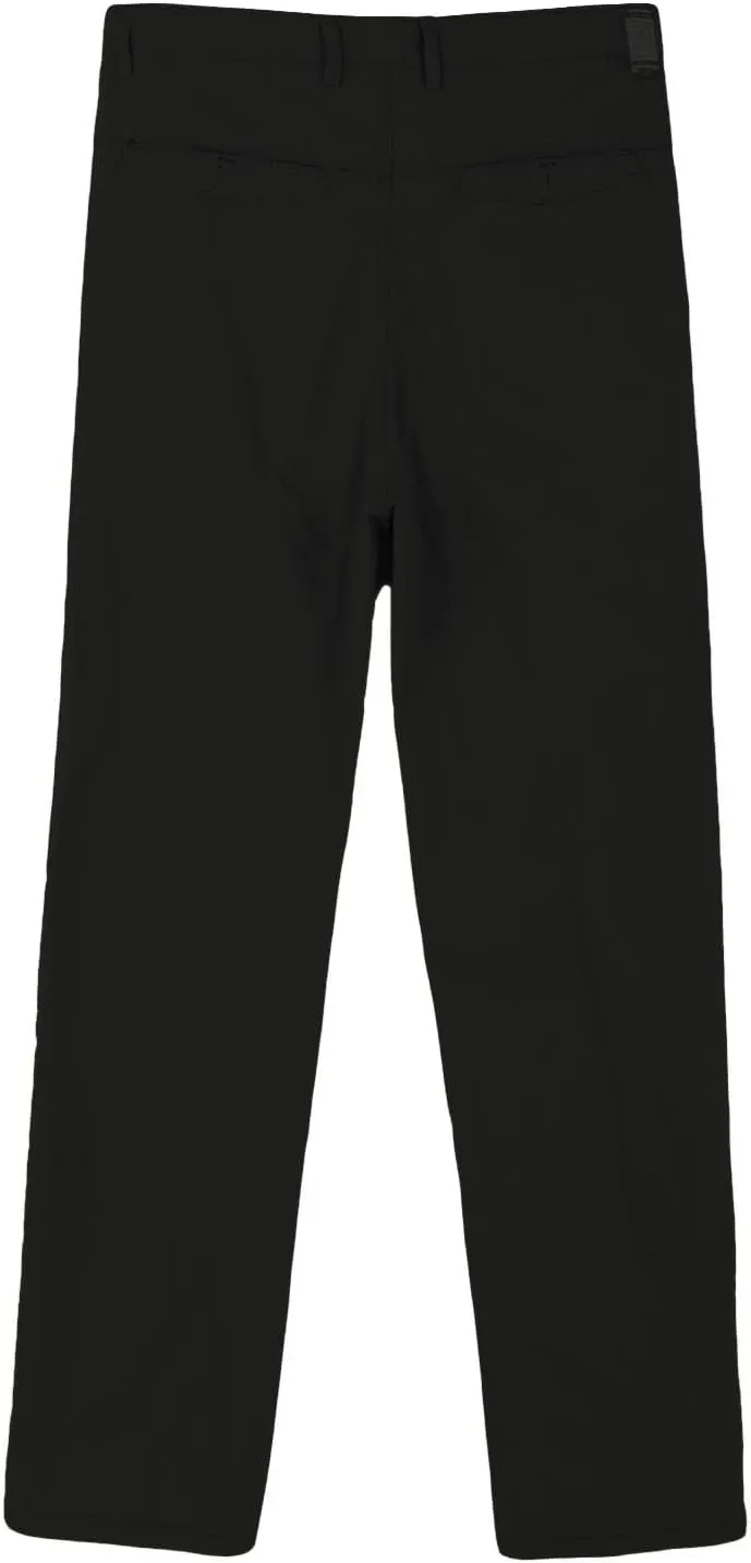Men's Formal Dress Pants Flat-Front Straight Leg Casual Chino Trousers Plus Size Business Office Work Smart Pants