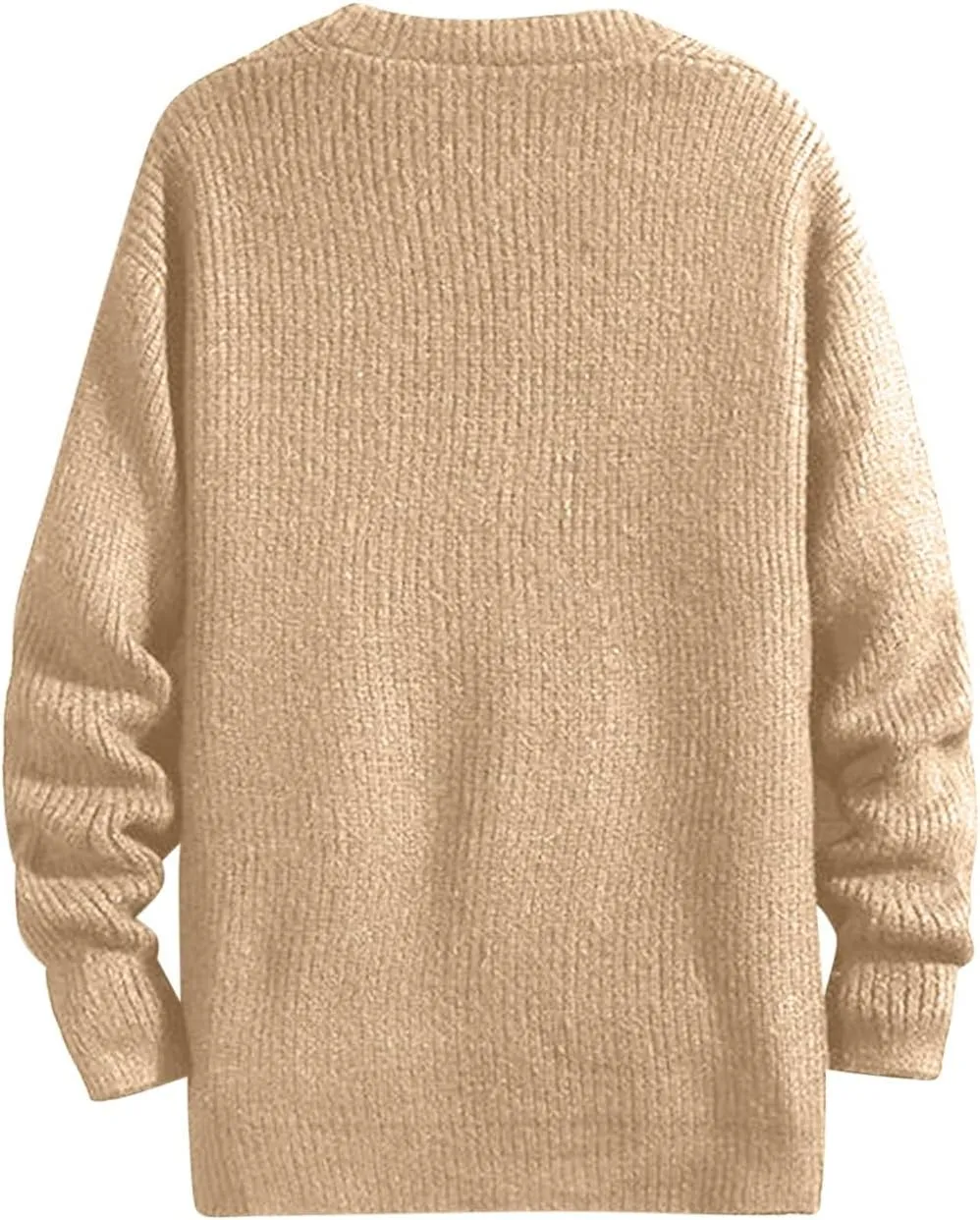 Men's Oversized Cardigan Sweaters Long Sleeve V-Neck Cardigans Loose Casual Buttons Down Ribbed Knitted Sweater