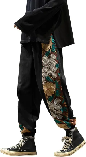 Mens Sweatpants with Pockets Big and Tall Baggy Joggers with Zipper Pockets Drawstring Sweatpants Men's Jogger Pants