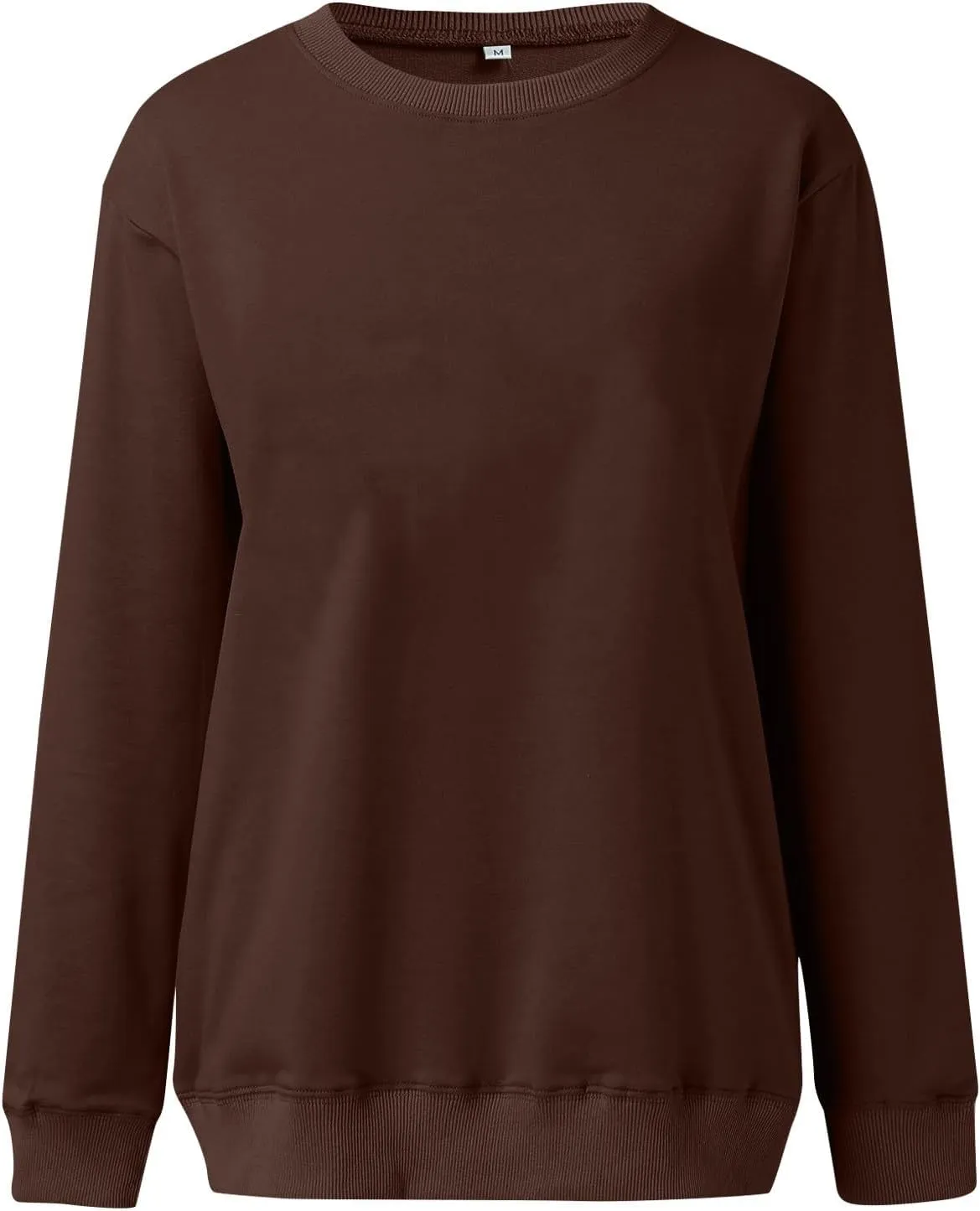 Oversized Sweatshirt for Women Casual Crewneck Long Sleeve Shirts Loose Comfy Pullover Tops Fall Preppy Clothes