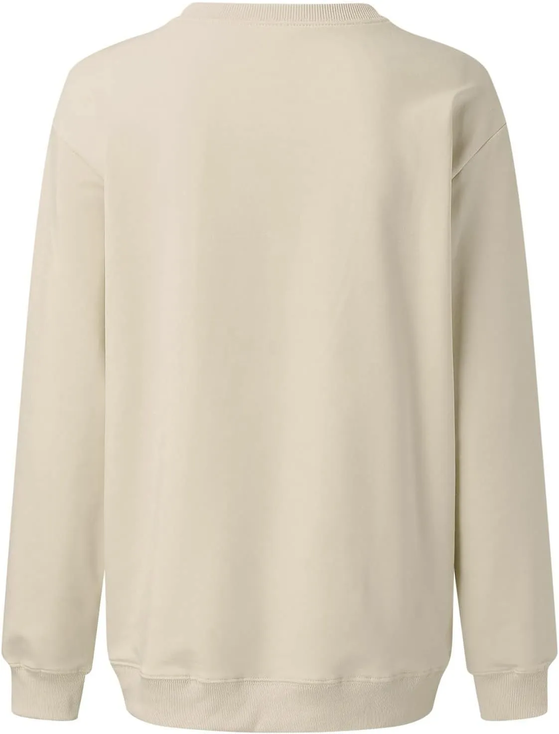 Oversized Sweatshirt for Women Casual Crewneck Long Sleeve Shirts Loose Comfy Pullover Tops Fall Preppy Clothes