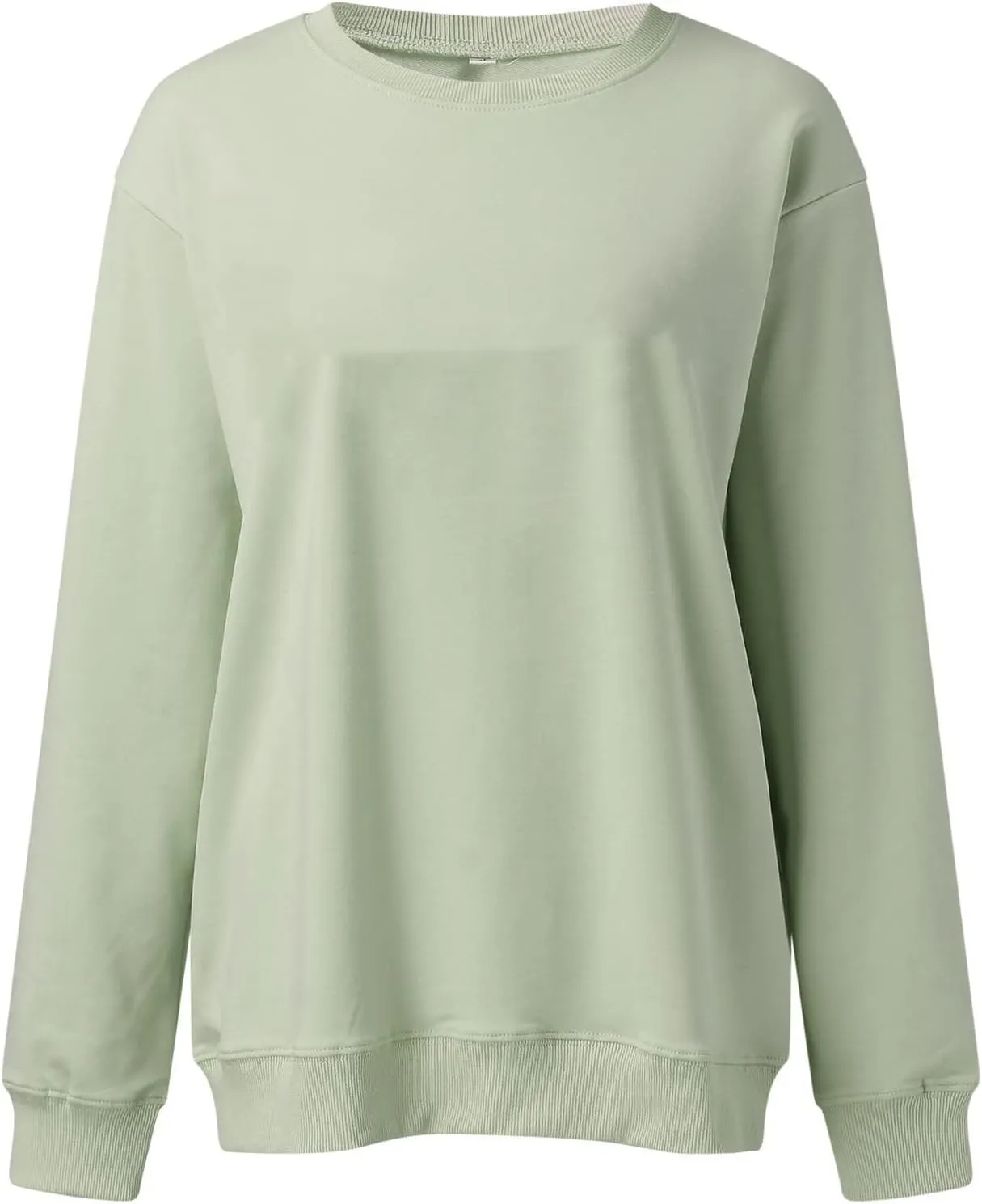 Oversized Sweatshirt for Women Casual Crewneck Long Sleeve Shirts Loose Comfy Pullover Tops Fall Preppy Clothes