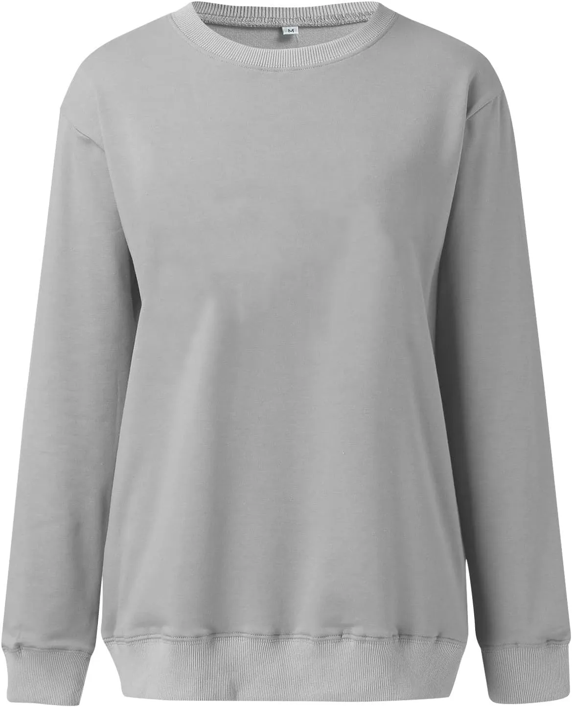 Oversized Sweatshirt for Women Casual Crewneck Long Sleeve Shirts Loose Comfy Pullover Tops Fall Preppy Clothes