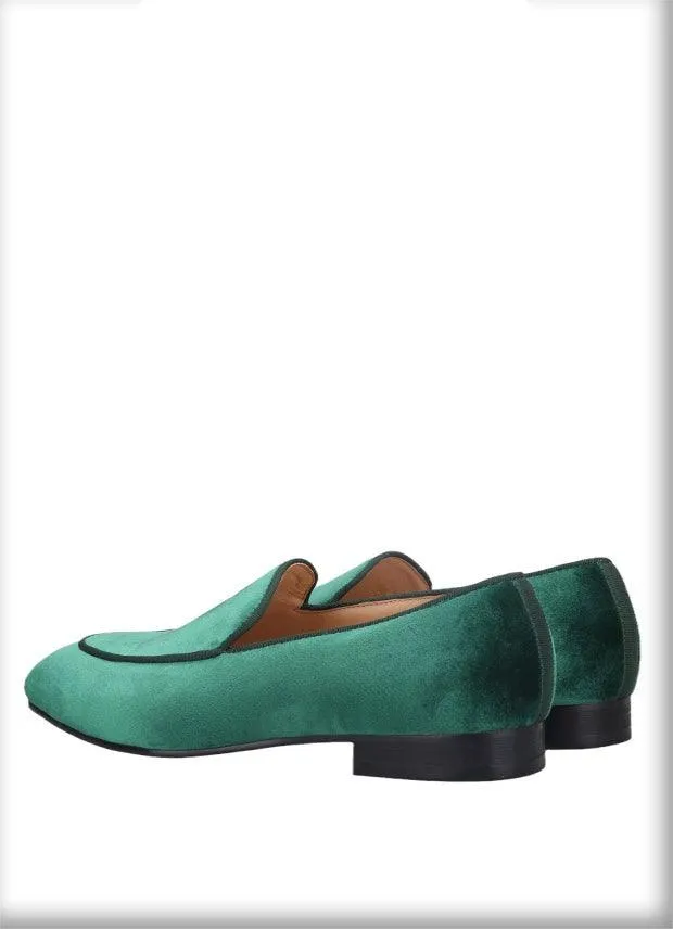 Velvet Slip-On Men Loafers - Men Shoes