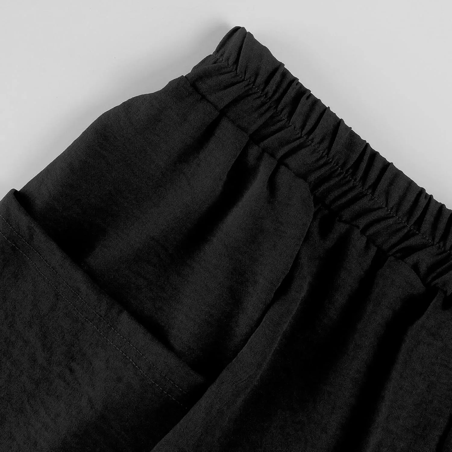 Womens Cargo Pants with Pockets Casual 2024 Summer Straight Pants Loose Trousers, Solid Pants