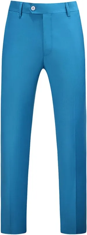 ZYXTIM Men's Smart Dress Pants Oversize Winkle Free Flat Front Weeding Business Work Trousers Plus Size Formal Pants Big&Tall