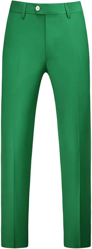 ZYXTIM Men's Smart Dress Pants Oversize Winkle Free Flat Front Weeding Business Work Trousers Plus Size Formal Pants Big&Tall