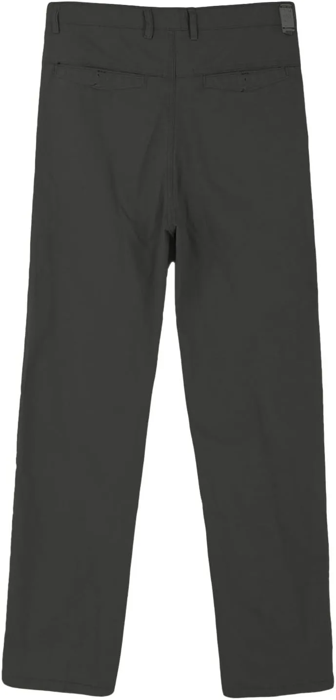 ZYXTIM Work Trousers for Men Zipper Fly Flat Front Casual Smart Chino Office Pants Big&Tall Winkle Free Stretch Cargo Trouser