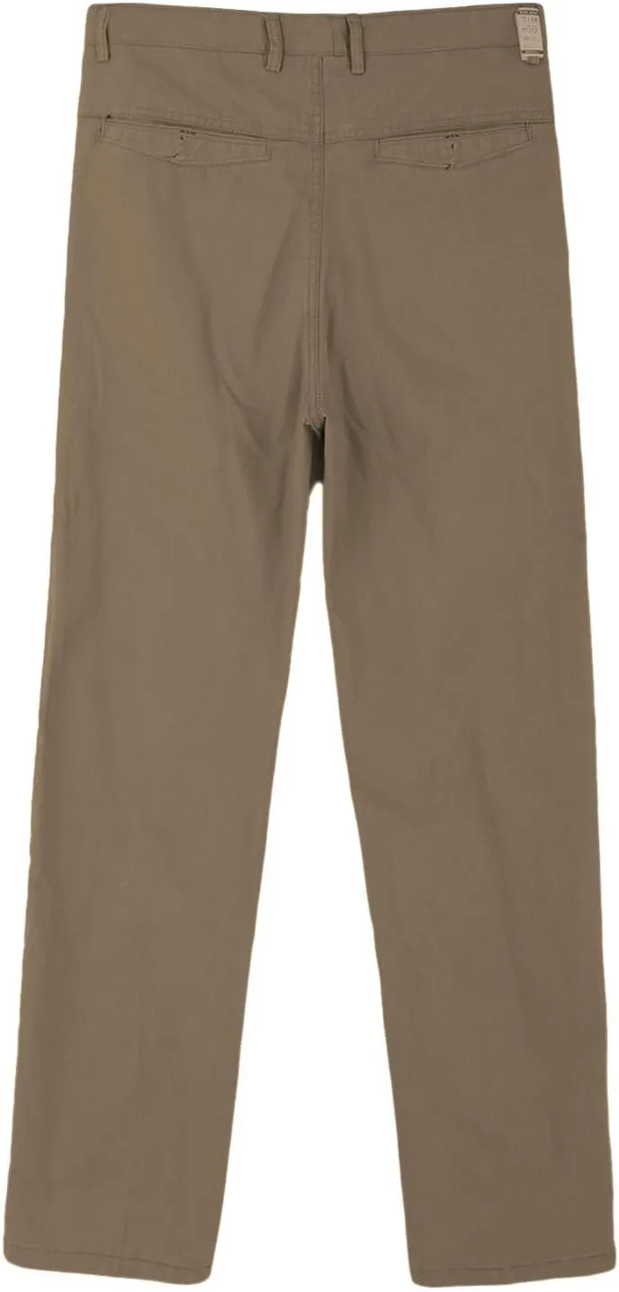 ZYXTIM Work Trousers for Men Zipper Fly Flat Front Casual Smart Chino Office Pants Big&Tall Winkle Free Stretch Cargo Trouser